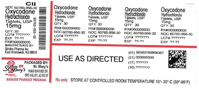 OXYCODONE 60760-956-30.jpg ox - OXYCODONE 60760 956 30
